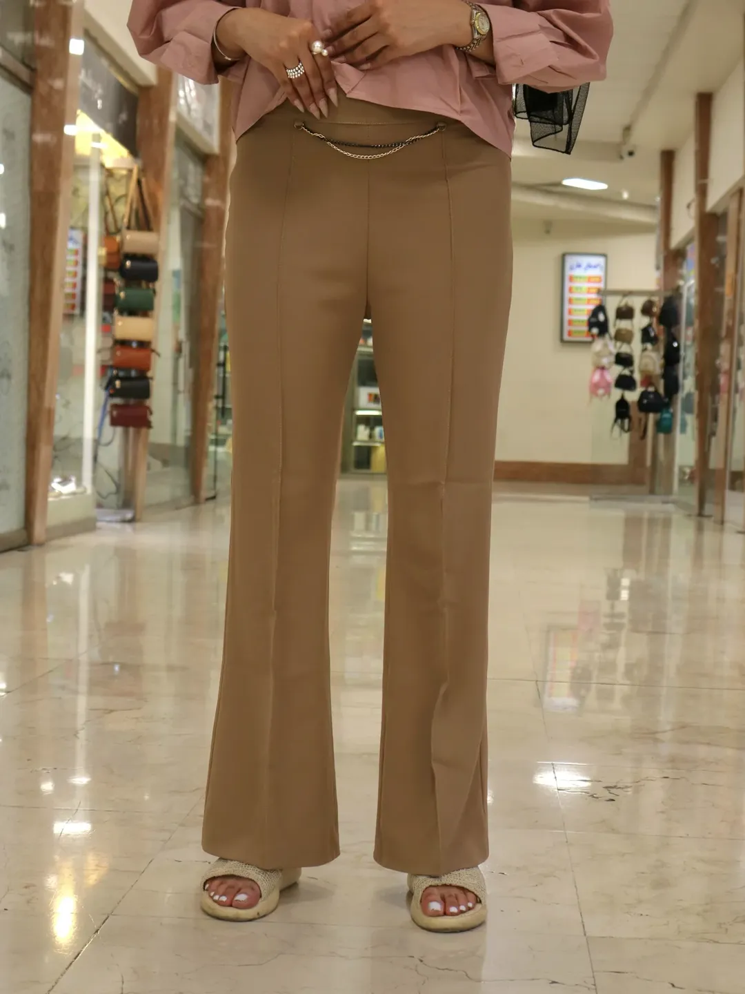 شلوار کرپ فرانسوی سایز ۴۶ مشکی