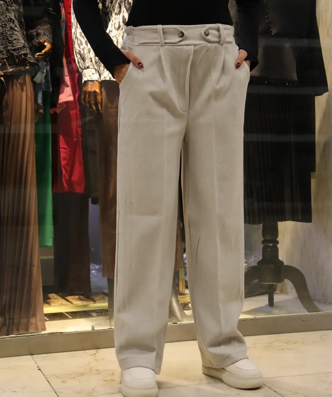 شلوار فوتر مدل نیم بگ