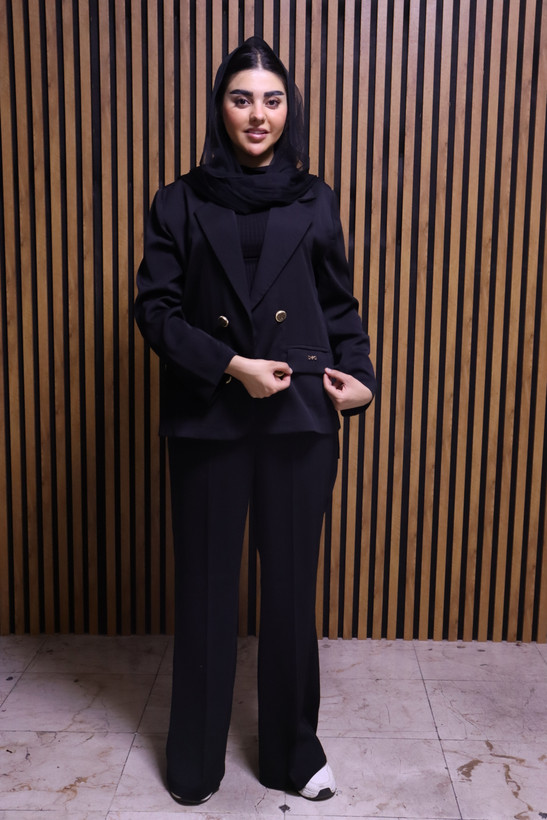 کت شلوار کرپ میله ای