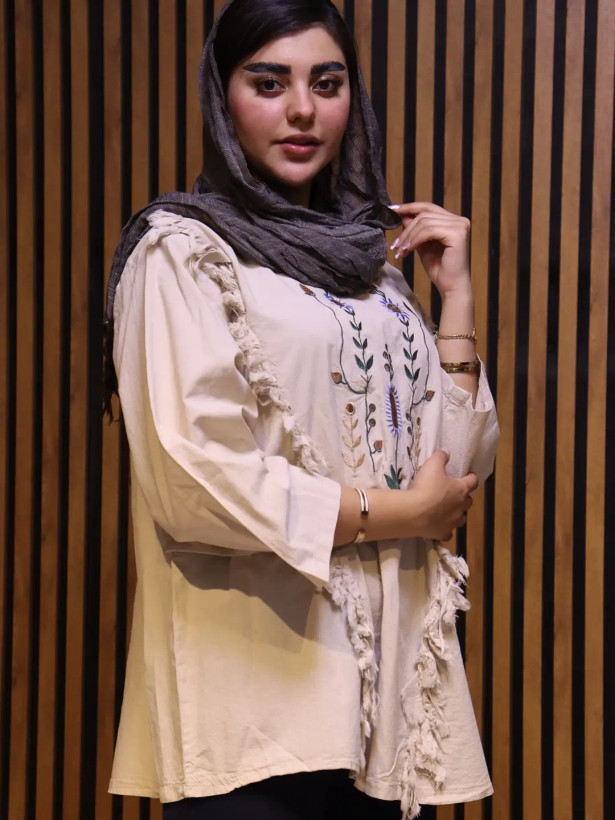 شومیز پروانه بزرگ سایز