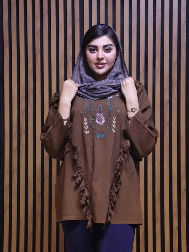 شومیز پروانه بزرگ سایز