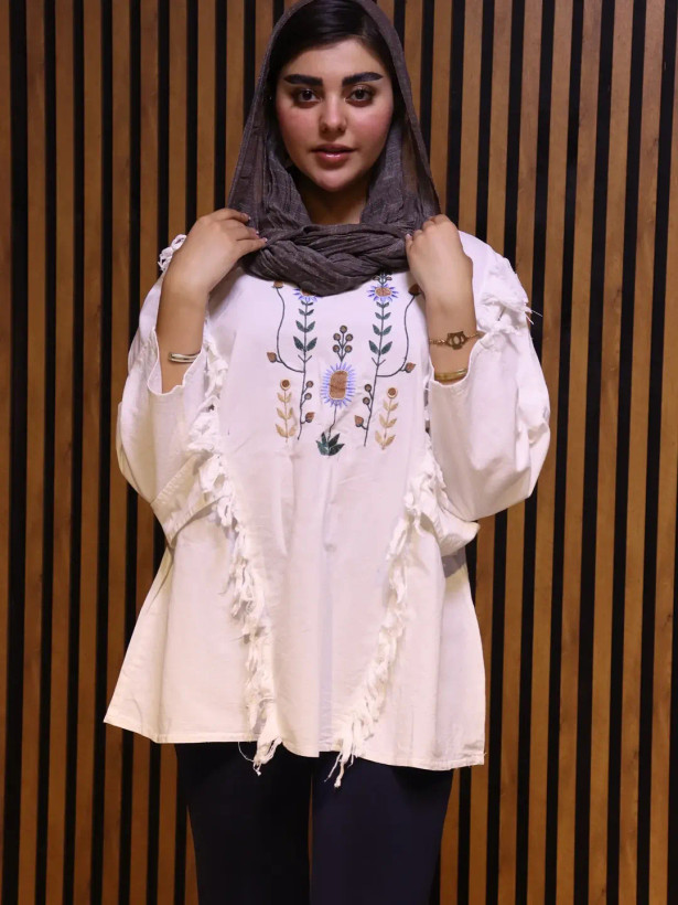 شومیز پروانه بزرگ سایز