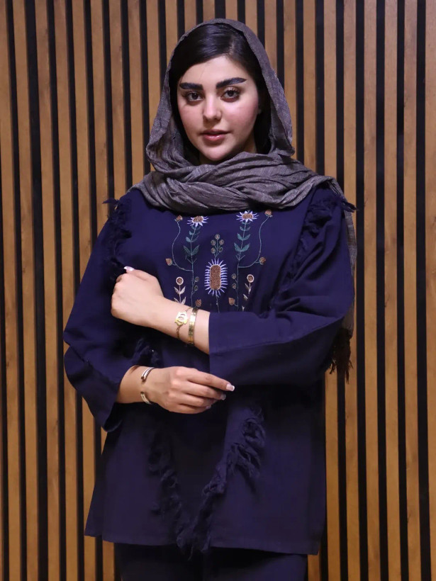 شومیز پروانه بزرگ سایز