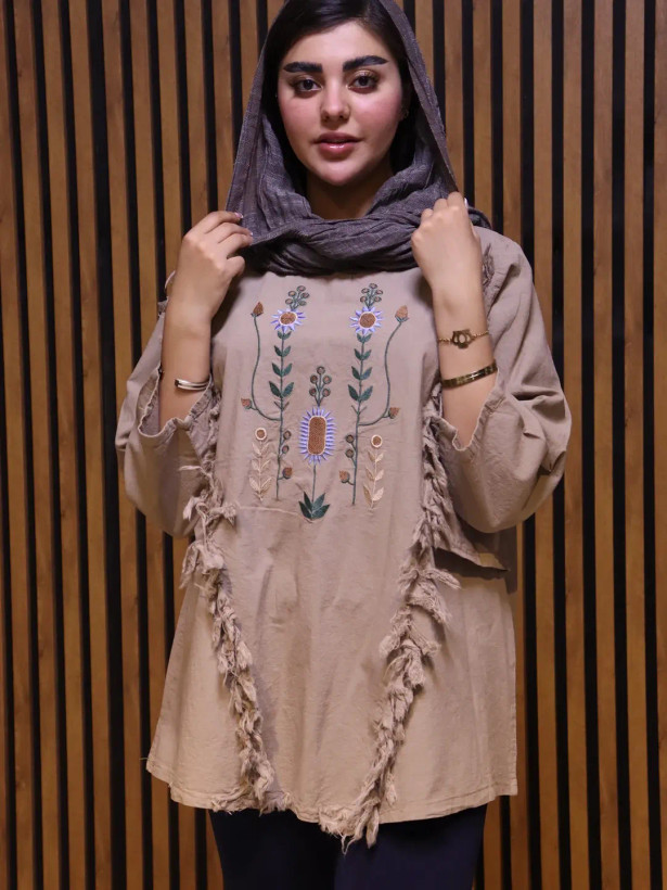شومیز پروانه بزرگ سایز