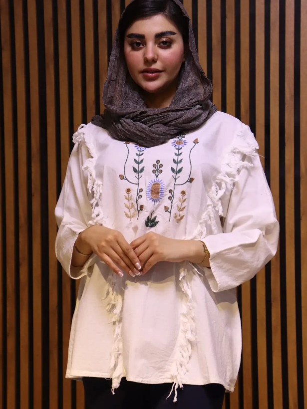 شومیز پروانه بزرگ سایز