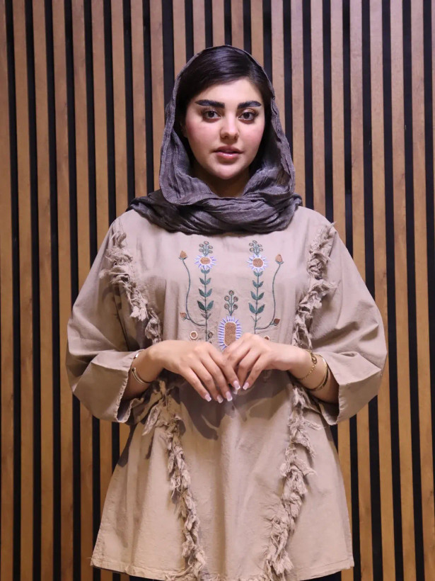 شومیز پروانه بزرگ سایز